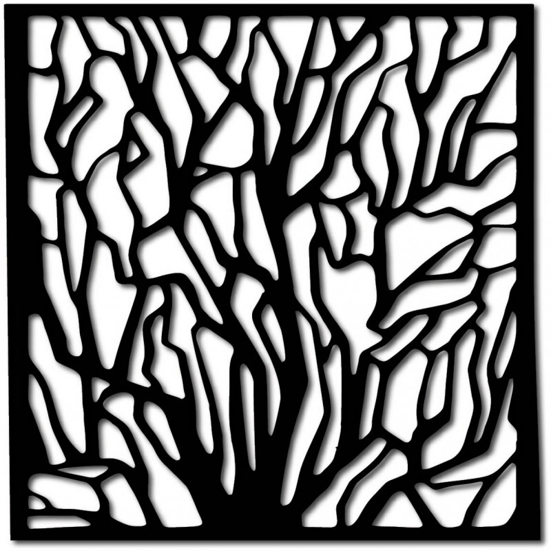 Geschnitztes Holzwandbild aus Sperrholz KVADERR