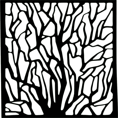 Geschnitztes Holzwandbild aus Sperrholz KVADERR