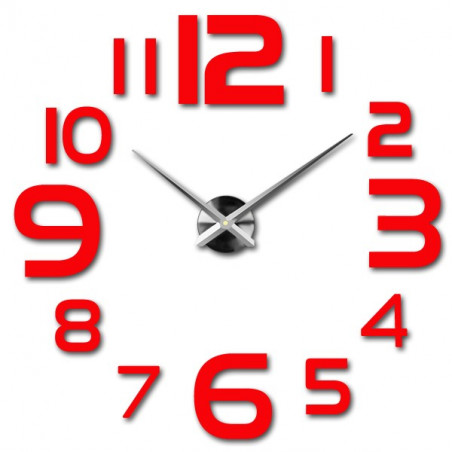 Große Wanduhr - moderne 3D Wanduhr zum Aufkleben. Wanduhren für die Küche und Wanduhren für das Wohnzimmer! Große Wanduhr - moderne 3D Wanduhr zum Aufkleben. Wanduhren für die Küche und Wanduhren für das Wohnzimmer!