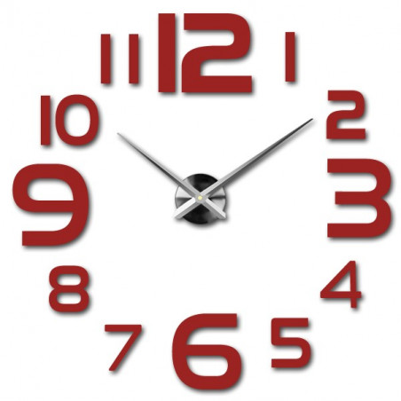 Große Wanduhr - moderne 3D Wanduhr zum Aufkleben. Wanduhren für die Küche und Wanduhren für das Wohnzimmer! Große Wanduhr - moderne 3D Wanduhr zum Aufkleben. Wanduhren für die Küche und Wanduhren für das Wohnzimmer!