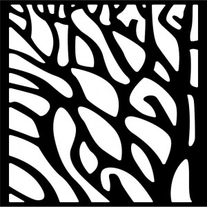 Geschnitztes Bild an der Wand eines hölzernen Sperrholzes Baum 2