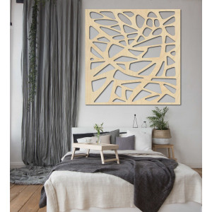 Geschnitztes Wandgemälde aus Holzsperrholz HORLAT