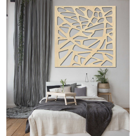 Geschnitztes Wandgemälde aus Holzsperrholz HORLAT Geschnitztes Wandgemälde aus Holzsperrholz HORLAT