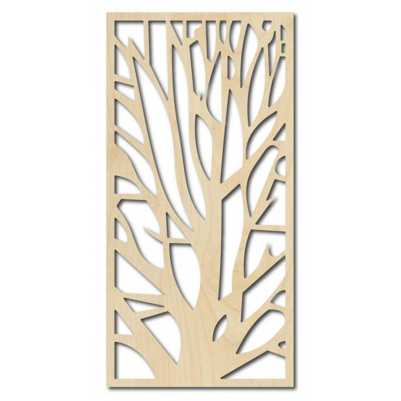 Wandmalerei aus Sperrholz geschnitzt KONKOSM