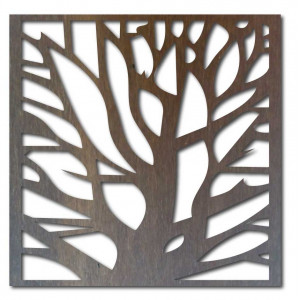 Geschnitzte Wandmalerei aus Sperrholz HORLATF 2