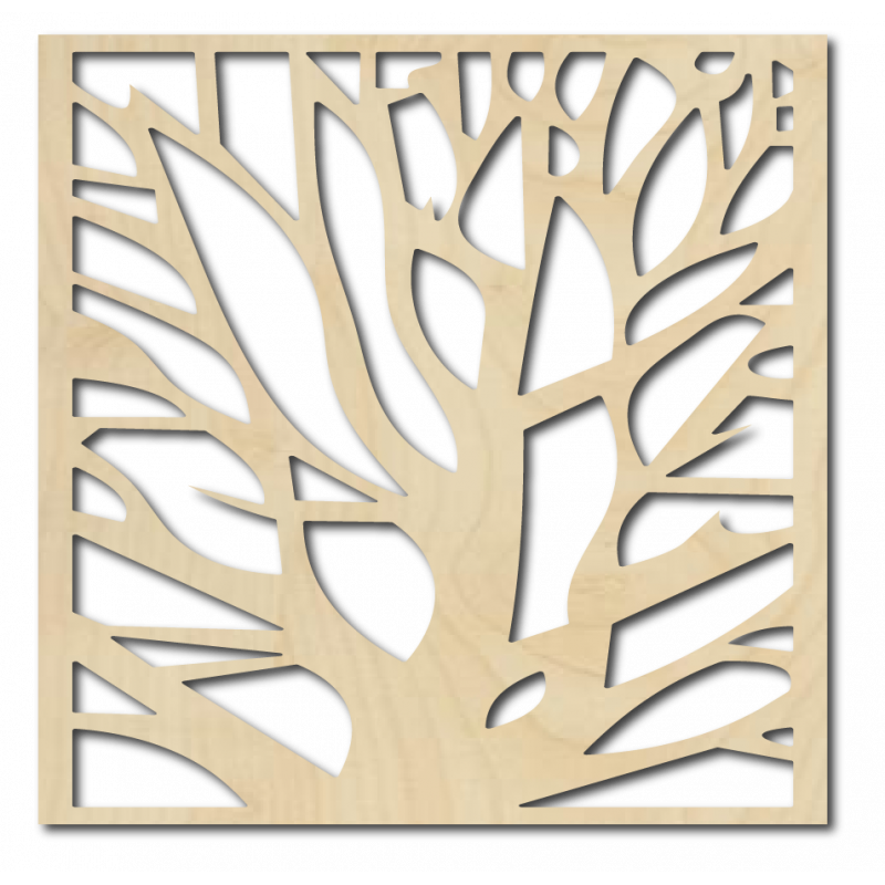 Geschnitzte Wandmalerei aus Sperrholz HORLATF