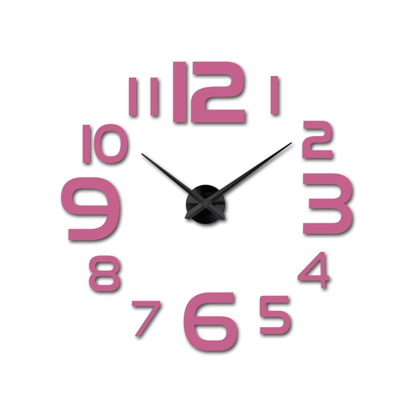 Große Wanduhr - moderne 3D Wanduhr zum Aufkleben. Wanduhren für die Küche und Wanduhren für das Wohnzimmer!