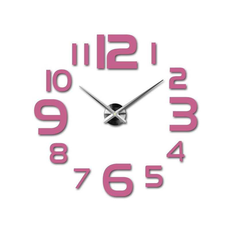 Große Wanduhr - moderne 3D Wanduhr zum Aufkleben. Wanduhren für die Küche und Wanduhren für das Wohnzimmer!