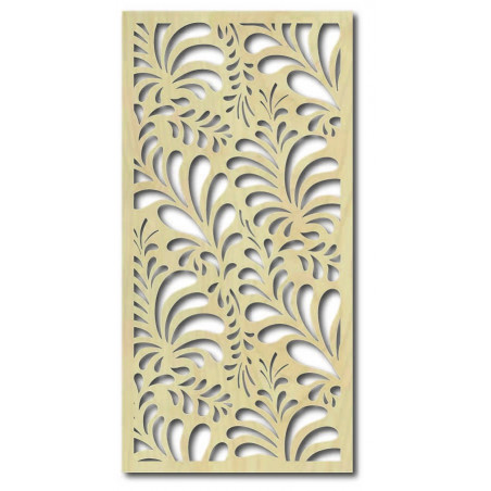 Wandbild aus Sperrholz geschnitzt Blume PIXABAY