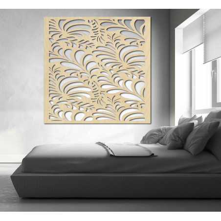 Geschnitztes Sperrholz Wandbild Blume LUPENE Geschnitztes Sperrholz Wandbild Blume LUPENE