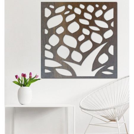 Geschnitzte Wandmalerei aus Sperrholz Blume LUSEKOJ