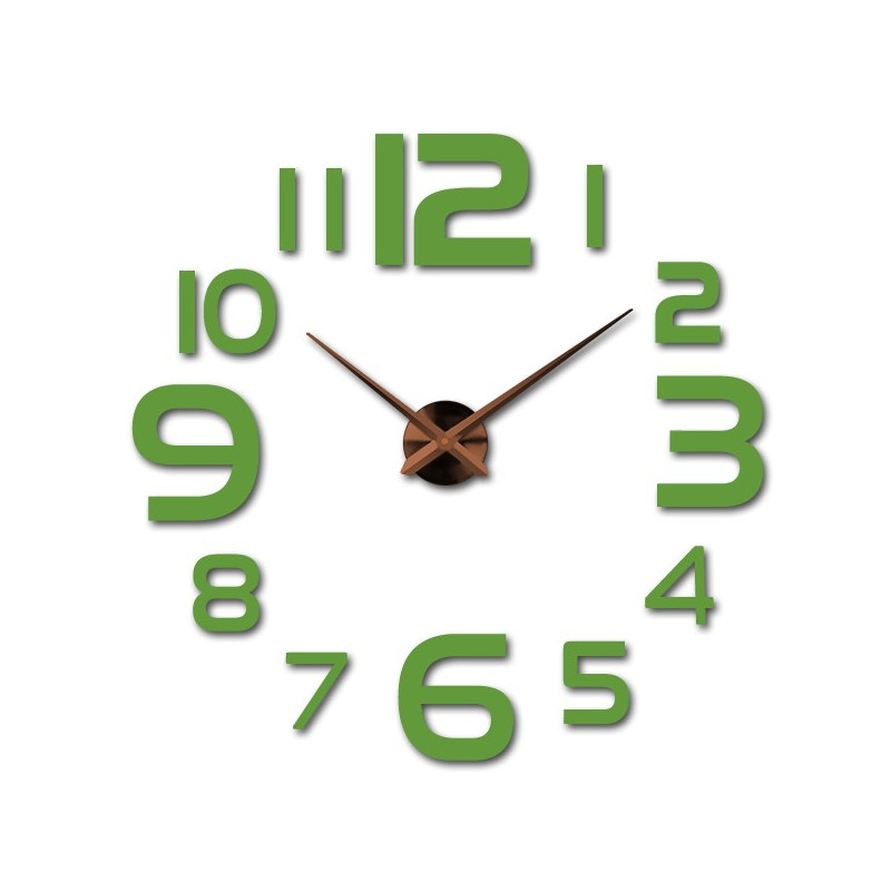 Große Wanduhr - moderne 3D Wanduhr zum Aufkleben. Wanduhren für die Küche und Wanduhren für das Wohnzimmer!