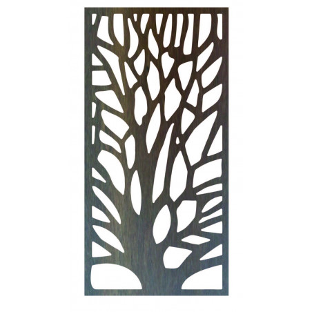 Wandbild aus Sperrholz geschnitzt Baum GUTE