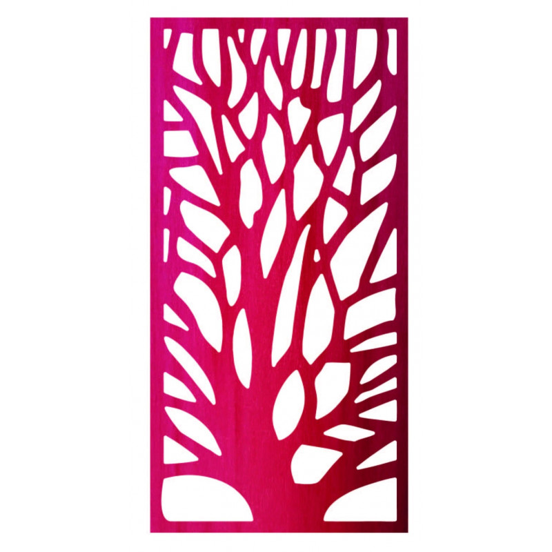 Wandbild aus Sperrholz geschnitzt Baum GUTE