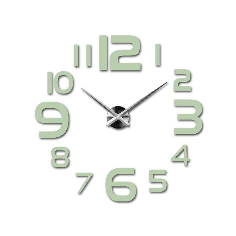 Große Wanduhr - moderne 3D Wanduhr zum Aufkleben. Wanduhren für die Küche und Wanduhren für das Wohnzimmer!