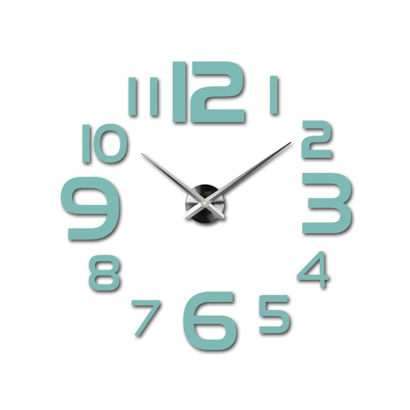 Große Wanduhr - moderne 3D Wanduhr zum Aufkleben. Wanduhren für die Küche und Wanduhren für das Wohnzimmer!