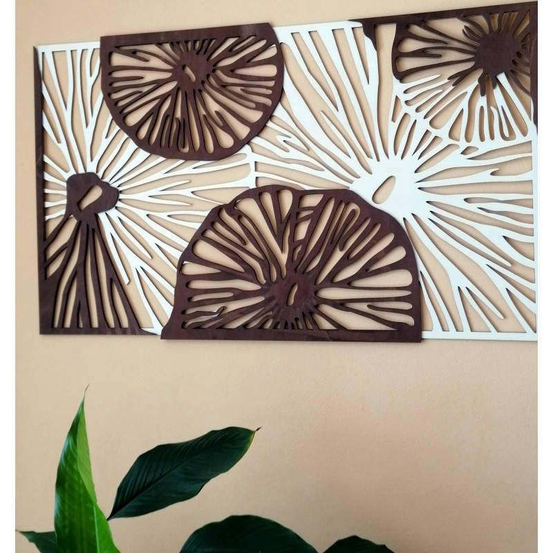 Geschnitztes Wandbild - ABSTRIK