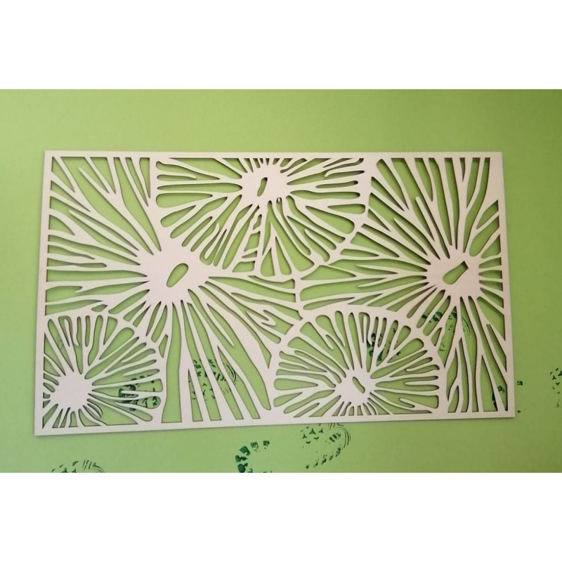 Abstrakte Holzmalerei an der Wand  aus Sperrholz 3D-Effekt SAMUEL