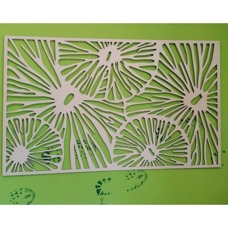 Abstrakte Holzmalerei an der Wand  aus Sperrholz 3D-Effekt SAMUEL Abstrakte Holzmalerei an der Wand  aus Sperrholz 3D-Effekt SAMUEL