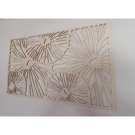 Abstrakte Holzmalerei an der Wand  aus Sperrholz 3D Abstrakte Holzmalerei an der Wand  aus Sperrholz 3D