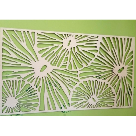 Abstrakte Holzmalerei an der Wand  aus Sperrholz 3D-Effekt SAMUEL Abstrakte Holzmalerei an der Wand  aus Sperrholz 3D-Effekt SAMUEL