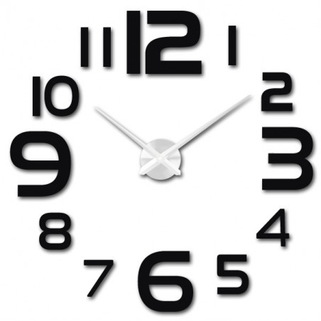 Große Wanduhr - moderne 3D Wanduhr zum Aufkleben. Wanduhren für die Küche und Wanduhren für das Wohnzimmer! Große Wanduhr - moderne 3D Wanduhr zum Aufkleben. Wanduhren für die Küche und Wanduhren für das Wohnzimmer!