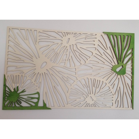 Geschnitztes Holz Sperrholz Bild Baum original Pappel