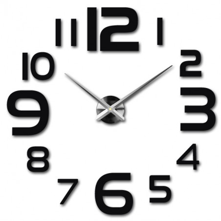 Große Wanduhr - moderne 3D Wanduhr zum Aufkleben. Wanduhren für die Küche und Wanduhren für das Wohnzimmer! Große Wanduhr - moderne 3D Wanduhr zum Aufkleben. Wanduhren für die Küche und Wanduhren für das Wohnzimmer!