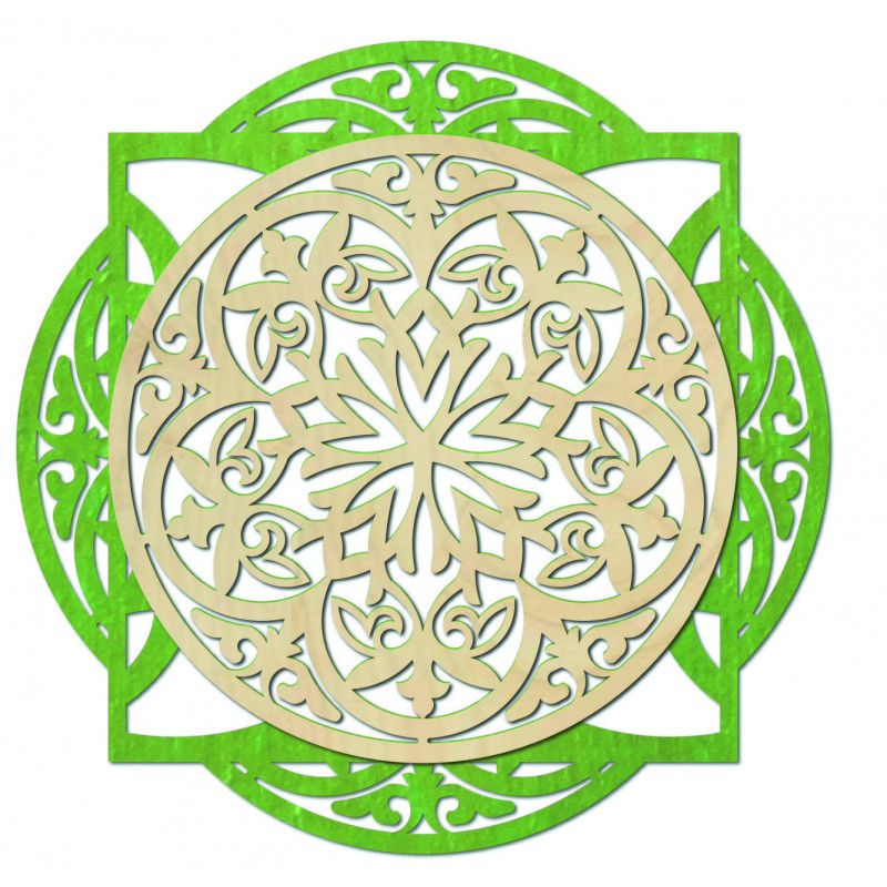 Holzbild, elegante Wanddekoration - FANTASIA