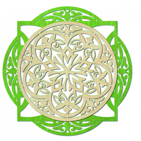 Holzbild, elegante Wanddekoration - FANTASIA