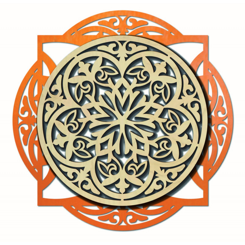 Holzbild, elegante Wanddekoration - FANTASIA