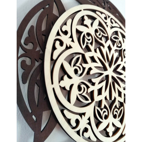 Fesselndes Wandbild aus Sperrholz HAFFRA