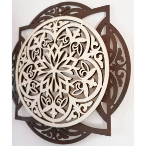 Fesselndes Wandbild aus Sperrholz HAFFRA 2