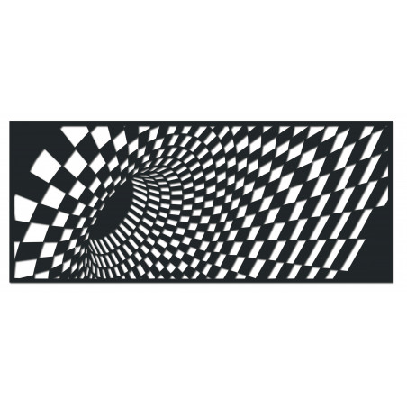 Geschmackvolles Bild an der Wand aus Holzsperrholz ÚLET