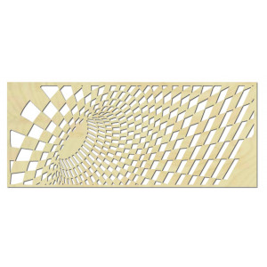 Geschmackvolles Bild an der Wand aus Holzsperrholz ÚLET 2