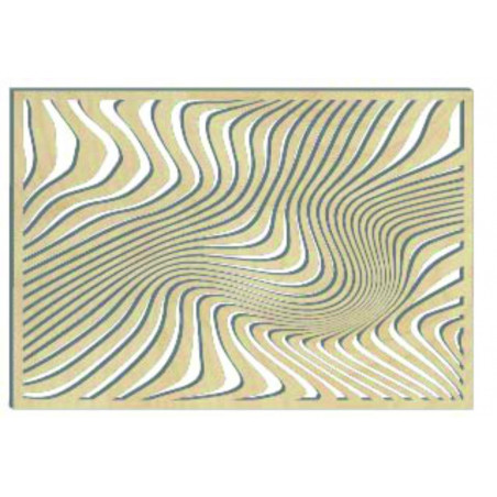 Magisches Wandbild aus Sperrholz