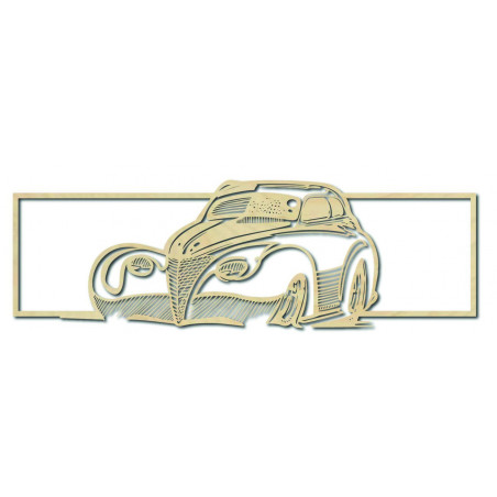 Großes Wandgemälde Auto Großes Wandgemälde Auto