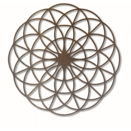 Magisches Holzmandala für die Wand - Kreise I Durchmesser FI 50, 60, 70, 80, 90, cm