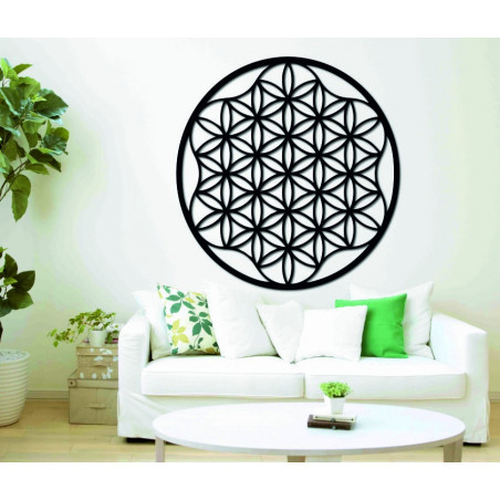Ein Bild eines Mandalas auf einer Sperrholzwand bis 120 cm