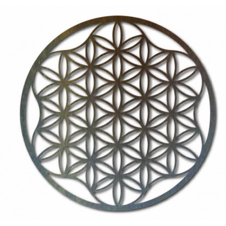 Ein Bild eines Mandalas auf einer Sperrholzwand bis 120 cm